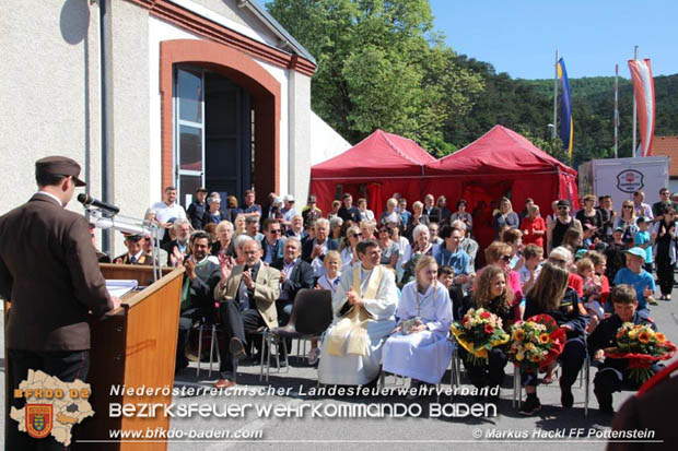 20180506 Florianitag mit Fahrzeugweihe des neuen HLFA 2 der FF Pottenstein anläßlich des 150-jährigen Gründungsjubiläums  Foto: ASB ÖA Markus Hackl FF Pottenstein