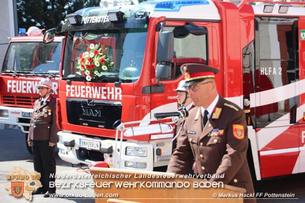 20180506 Florianitag mit Fahrzeugweihe des neuen HLFA 2 der FF Pottenstein anläßlich des 150-jährigen Gründungsjubiläums  Foto: ASB ÖA Markus Hackl FF Pottenstein