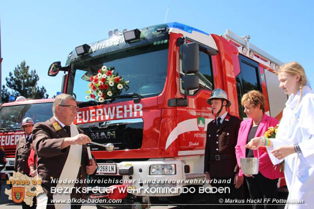 20180506 Florianitag mit Fahrzeugweihe des neuen HLFA 2 der FF Pottenstein anläßlich des 150-jährigen Gründungsjubiläums  Foto: ASB ÖA Markus Hackl FF Pottenstein