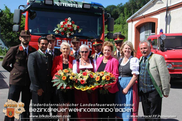 20180506 Florianitag mit Fahrzeugweihe des neuen HLFA 2 der FF Pottenstein anläßlich des 150-jährigen Gründungsjubiläums  Foto: ASB ÖA Markus Hackl FF Pottenstein