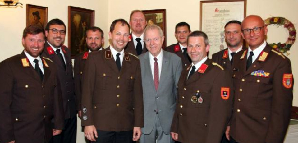 20180508 Neuwahl des Feuerwehrkommandanten bei der Mitgliederversammlung der FF Weissenbach a.d.Triesting  Foto: © Freiwillige Feuerwehr Weissenbach