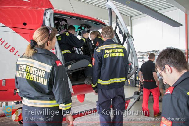 20180602 Schulung von Fluggeraeten am Flughafen Bad Voeslau/Kottingbrunn  Foto: Melanie Deli FF Kottingbrunn