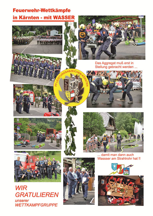 20180616 Bewerbsgruppe Tribuswinkel erwarb das Kaertner Leistungsabzeichen in Bronze  Foto: FF Tribuswinkel 