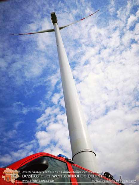 20180616 Schulung bei neu errichteten Windkraftanlagen in Oberwaltersdorf Foto: © Freiwillige Feuerwehr Oberwaltersdorf 20180616 Schulung bei neu errichteten Windkraftanlagen in Oberwaltersdorf Foto: © Freiwillige Feuerwehr Oberwaltersdorf