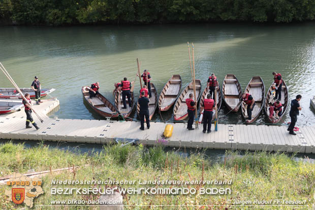 20180908 Der 6. KHD ZUG (Wasserdienstzug) übte erneut in Klosterneuburg  Foto: Jürgen RUDOLF FF Teesdorf 