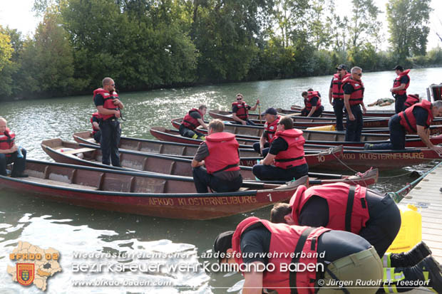 20180908 Der 6. KHD ZUG (Wasserdienstzug) übte erneut in Klosterneuburg  Foto: Jürgen RUDOLF FF Teesdorf 