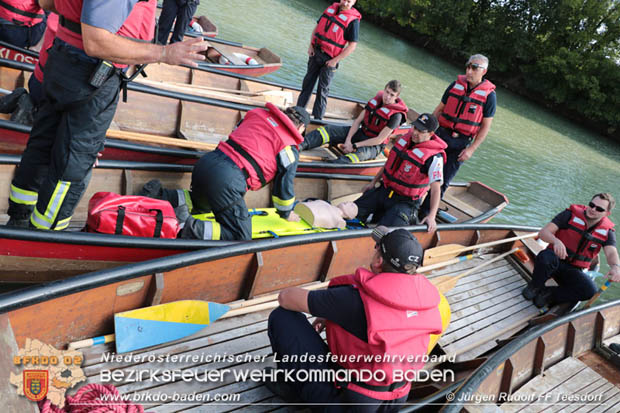 20180908 Der 6. KHD ZUG (Wasserdienstzug) übte erneut in Klosterneuburg  Foto: Jürgen RUDOLF FF Teesdorf 