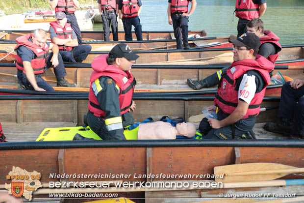 20180908 Der 6. KHD ZUG (Wasserdienstzug) übte erneut in Klosterneuburg  Foto: Jürgen RUDOLF FF Teesdorf 