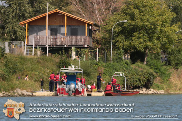 20180908 Der 6. KHD ZUG (Wasserdienstzug) übte erneut in Klosterneuburg  Foto: Jürgen RUDOLF FF Teesdorf 
