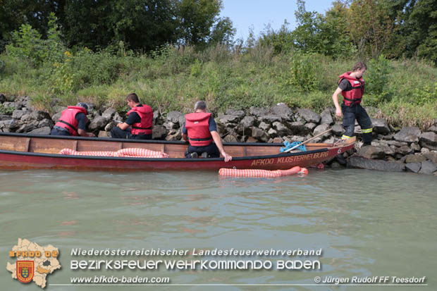 20180908 Der 6. KHD ZUG (Wasserdienstzug) übte erneut in Klosterneuburg  Foto: Jürgen RUDOLF FF Teesdorf 