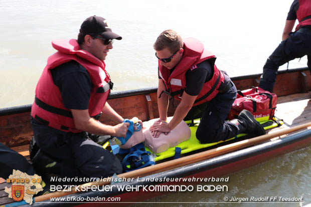 20180908 Der 6. KHD ZUG (Wasserdienstzug) übte erneut in Klosterneuburg  Foto: Jürgen RUDOLF FF Teesdorf 