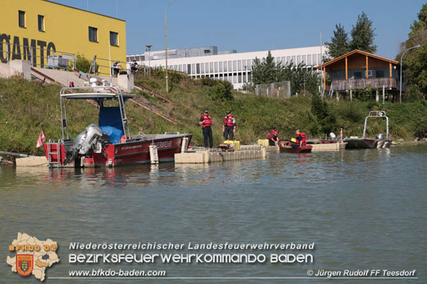 20180908 Der 6. KHD ZUG (Wasserdienstzug) übte erneut in Klosterneuburg  Foto: Jürgen RUDOLF FF Teesdorf 