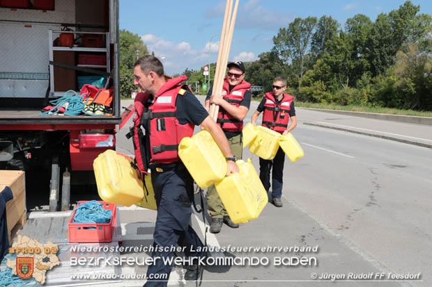 20180908 Der 6. KHD ZUG (Wasserdienstzug) übte erneut in Klosterneuburg  Foto: Jürgen RUDOLF FF Teesdorf 