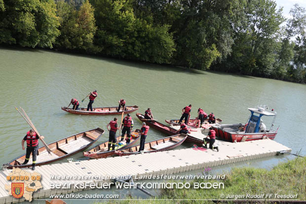 20180908 Der 6. KHD ZUG (Wasserdienstzug) übte erneut in Klosterneuburg  Foto: Jürgen RUDOLF FF Teesdorf 