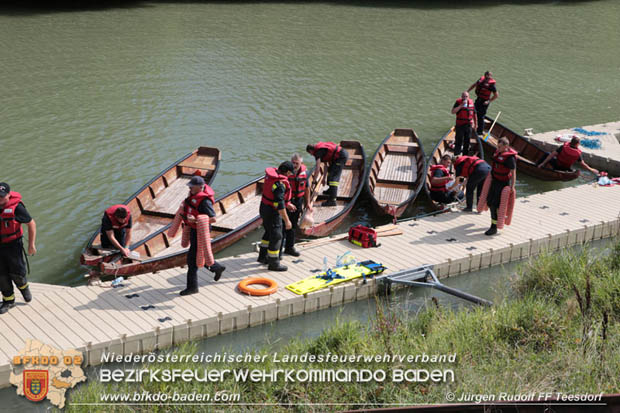 20180908 Der 6. KHD ZUG (Wasserdienstzug) übte erneut in Klosterneuburg  Foto: Jürgen RUDOLF FF Teesdorf 