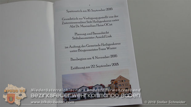20180922 Feierliche Eröffnung und Segnung des neuen Feuerwehrhauses in Heiligenkreuz  Foto: Stefan Schneider