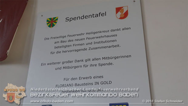 20180922 Feierliche Eröffnung und Segnung des neuen Feuerwehrhauses in Heiligenkreuz  Foto: Stefan Schneider
