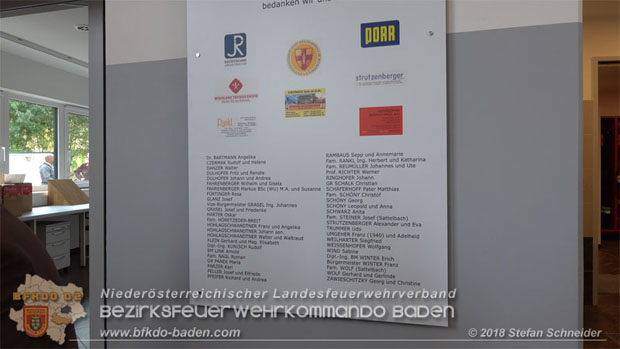 20180922 Feierliche Eröffnung und Segnung des neuen Feuerwehrhauses in Heiligenkreuz  Foto: Stefan Schneider