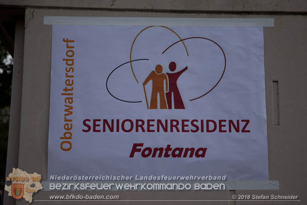 20181012 Realistische Brandeinsatzübung in Oberwaltersdorf  Foto: © Stefan Schneider