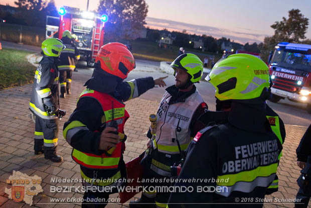 20181012 Realistische Brandeinsatzübung in Oberwaltersdorf  Foto: © Stefan Schneider