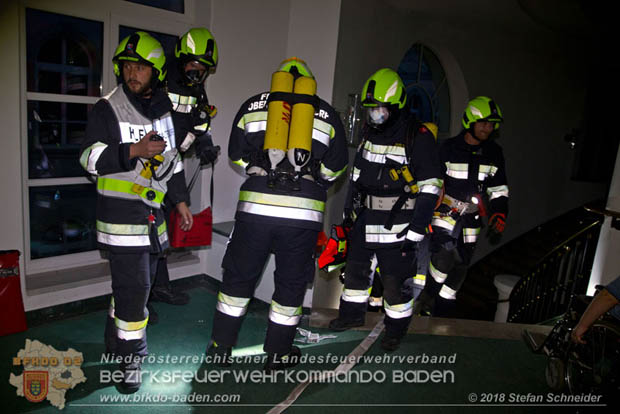 20181012 Realistische Brandeinsatzübung in Oberwaltersdorf  Foto: © Stefan Schneider