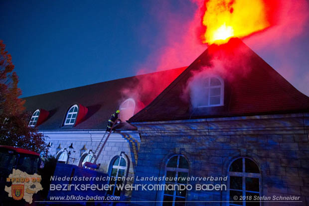 20181012 Realistische Brandeinsatzübung in Oberwaltersdorf  Foto: © Stefan Schneider