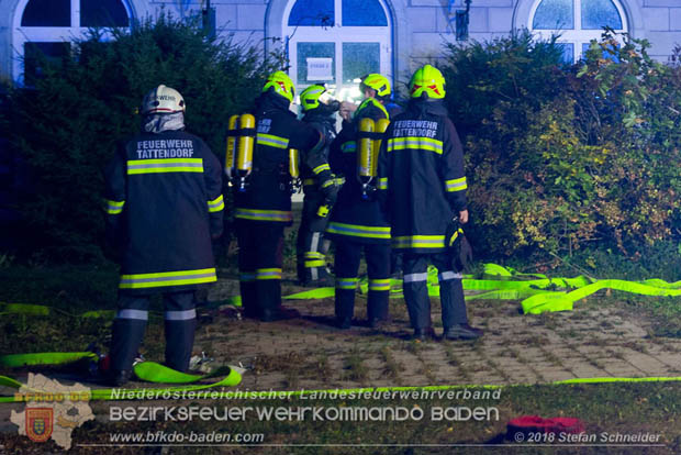 20181012 Realistische Brandeinsatzübung in Oberwaltersdorf  Foto: © Stefan Schneider