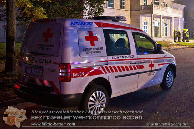 20181012 Realistische Brandeinsatzübung in Oberwaltersdorf  Foto: © Stefan Schneider