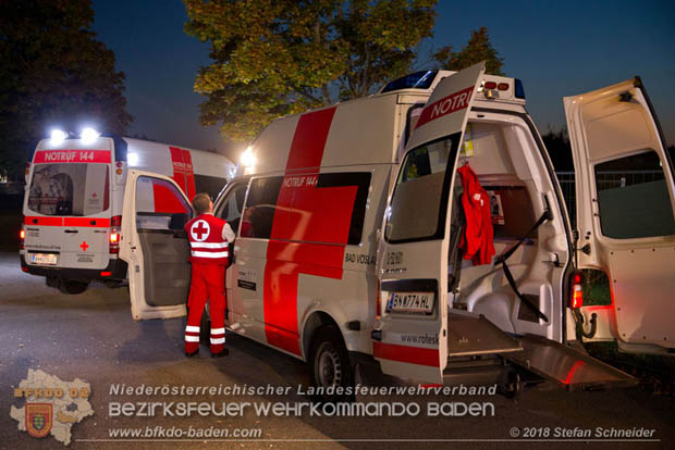 20181012 Realistische Brandeinsatzübung in Oberwaltersdorf  Foto: © Stefan Schneider