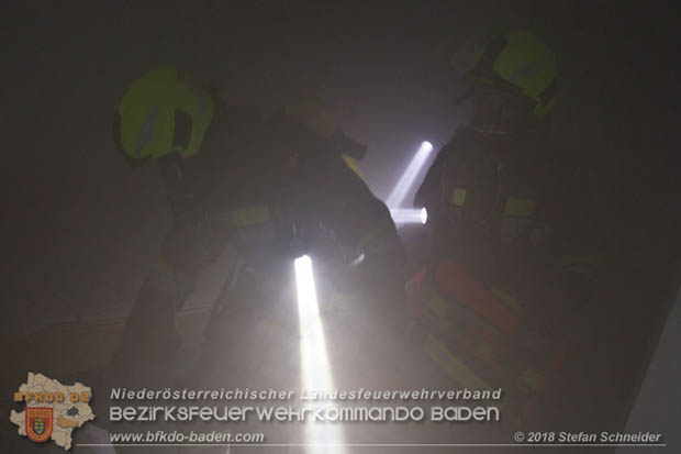 20181012 Realistische Brandeinsatzübung in Oberwaltersdorf  Foto: © Stefan Schneider
