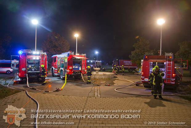 20181012 Realistische Brandeinsatzübung in Oberwaltersdorf  Foto: © Stefan Schneider