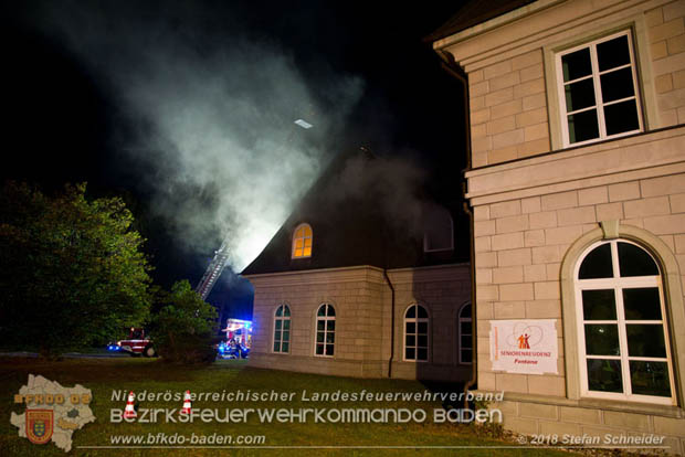 20181012 Realistische Brandeinsatzübung in Oberwaltersdorf  Foto: © Stefan Schneider
