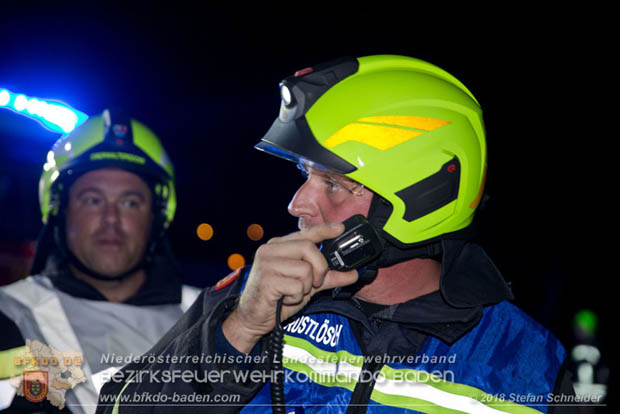 20181012 Realistische Brandeinsatzübung in Oberwaltersdorf  Foto: © Stefan Schneider