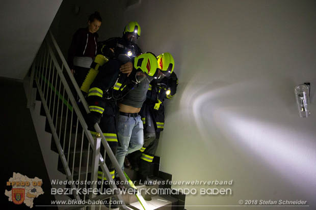 20181012 Realistische Brandeinsatzübung in Oberwaltersdorf  Foto: © Stefan Schneider