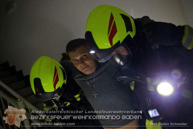 20181012 Realistische Brandeinsatzübung in Oberwaltersdorf  Foto: © Stefan Schneider