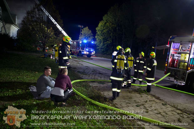 20181012 Realistische Brandeinsatzübung in Oberwaltersdorf  Foto: © Stefan Schneider