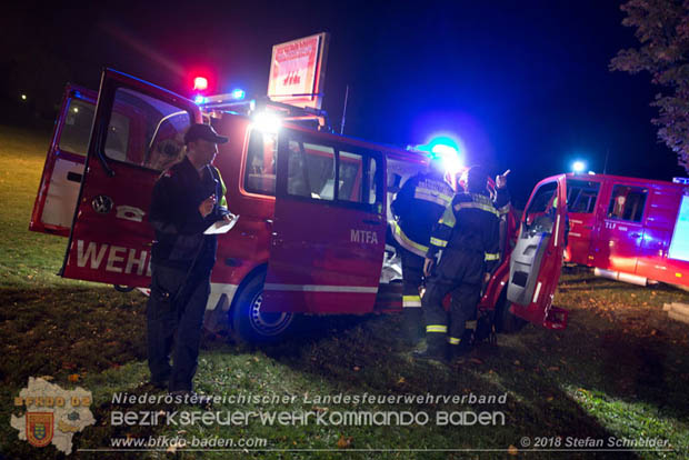 20181012 Realistische Brandeinsatzübung in Oberwaltersdorf  Foto: © Stefan Schneider