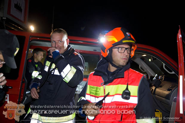 20181012 Realistische Brandeinsatzübung in Oberwaltersdorf  Foto: © Stefan Schneider