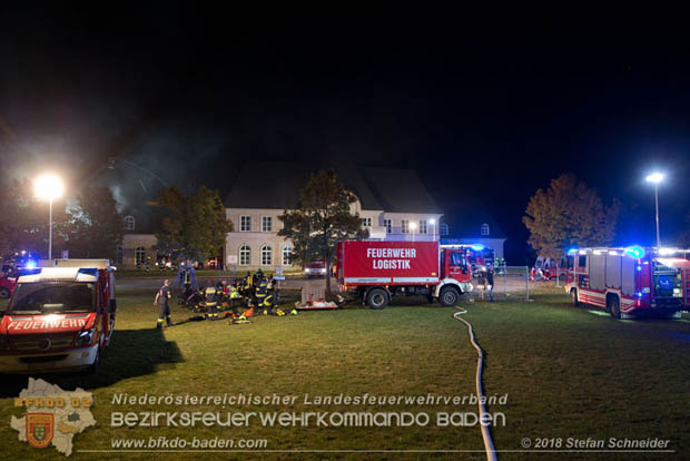 20181012 Realistische Brandeinsatzübung in Oberwaltersdorf  Foto: © Stefan Schneider
