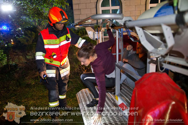 20181012 Realistische Brandeinsatzübung in Oberwaltersdorf  Foto: © Stefan Schneider
