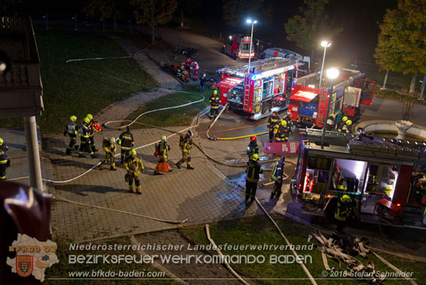 20181012 Realistische Brandeinsatzübung in Oberwaltersdorf  Foto: © Stefan Schneider