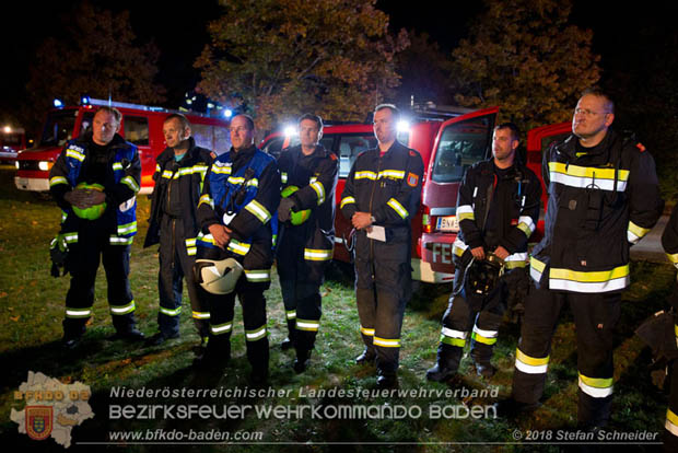 20181012 Realistische Brandeinsatzübung in Oberwaltersdorf  Foto: © Stefan Schneider