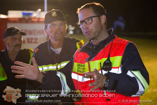20181012 Realistische Brandeinsatzübung in Oberwaltersdorf  Foto: © Stefan Schneider