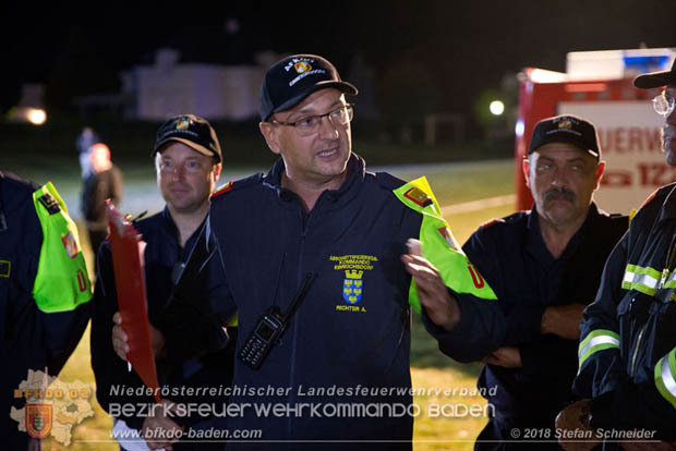 20181012 Realistische Brandeinsatzübung in Oberwaltersdorf  Foto: © Stefan Schneider