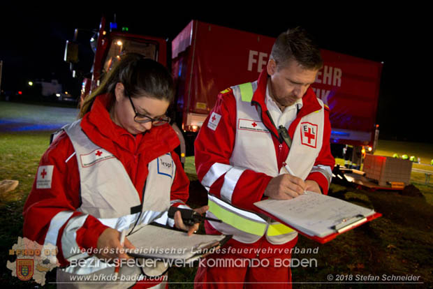 20181012 Realistische Brandeinsatzübung in Oberwaltersdorf  Foto: © Stefan Schneider
