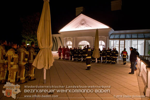 20181012 Realistische Brandeinsatzübung in Oberwaltersdorf  Foto: © Stefan Schneider