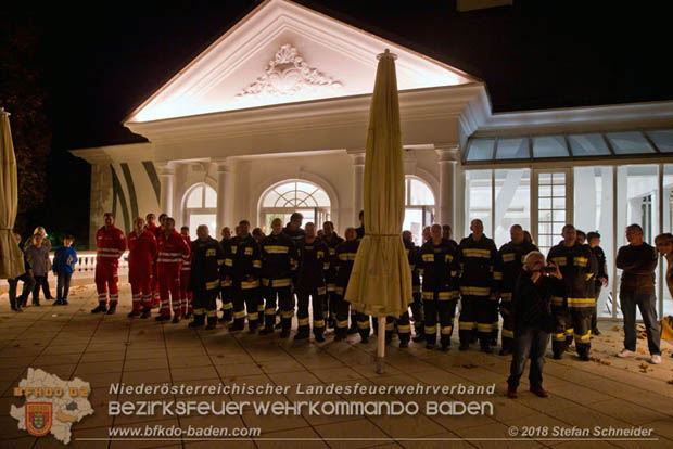 20181012 Realistische Brandeinsatzübung in Oberwaltersdorf  Foto: © Stefan Schneider