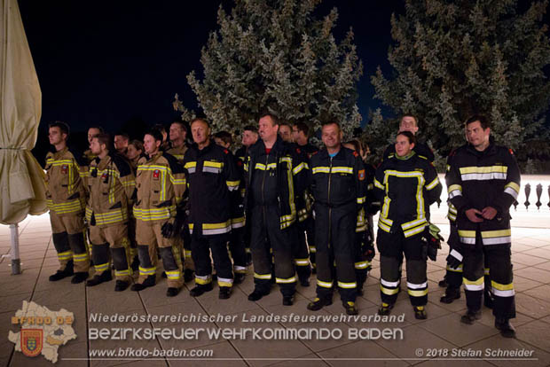 20181012 Realistische Brandeinsatzübung in Oberwaltersdorf  Foto: © Stefan Schneider