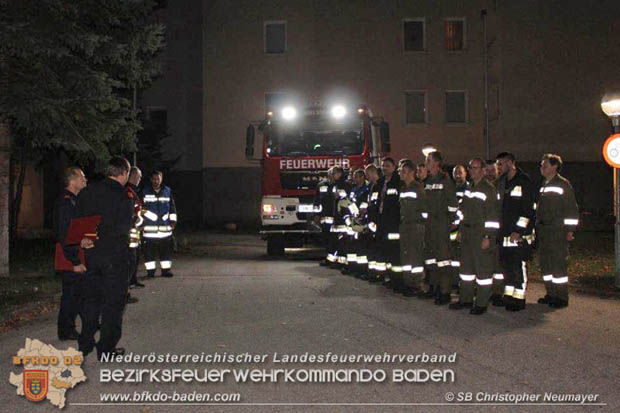 20181012 Brandeinsatzuebung in einer Guenselsdorfer Tiefgarage  Foto: SB oeA Christopher Neumayer