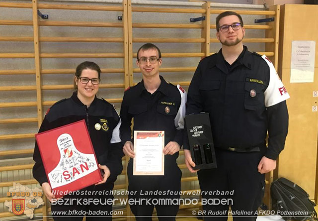 20190209 3 NÖ Feuerwehrsanitäter erfolgreich bei der Sanitäts-Leistungsprüfung des Landesfeuerwehrverbandes Steiermark in Edelstauden  Foto: BR Rudolf Hafellner
